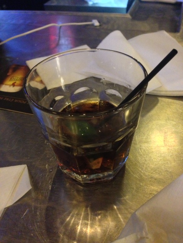 Dark Rum and Diet Coke 